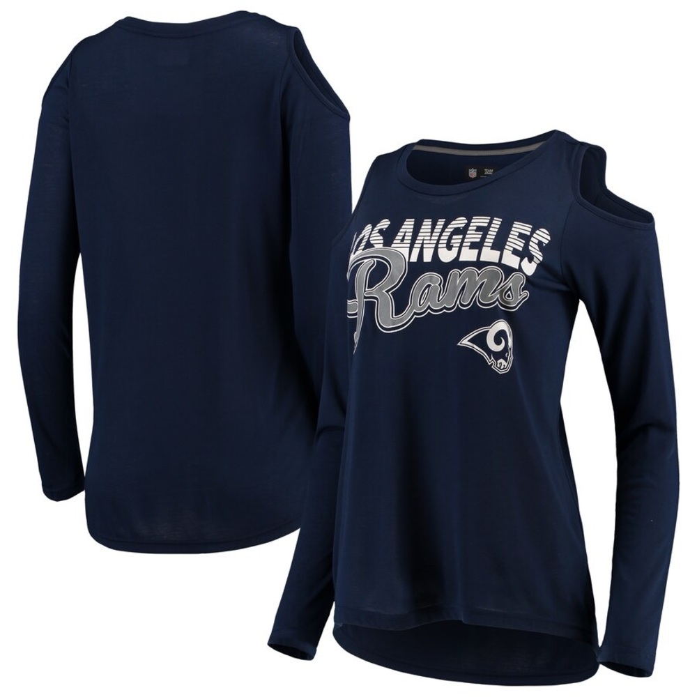 NFL Los Angeles Rams G-III 4Her by Carl Banks Women's Crackerjack Cold Shoulder